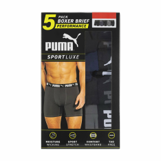 Quần Lót Nam Dáng Boxer Size XL PUMA Men’s Boxer Briefs – Set 5 Quần
