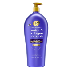 Dầu Gội Hỗ Trợ Dày Tóc, Giảm Gãy Rụng OGX Biotin & Collagen Volume & Strength Shampoo - Chai 1183ml