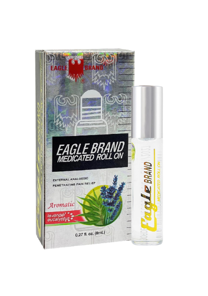 Dầu Trắng Lăn Eagle Brand Medicated Aromatic Eucalyptus Oil – Hộp 12 chai 8 ml