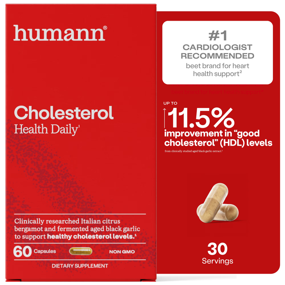 Viên Uống Humann Cholesterol Health Daily – Hộp 60 Viên