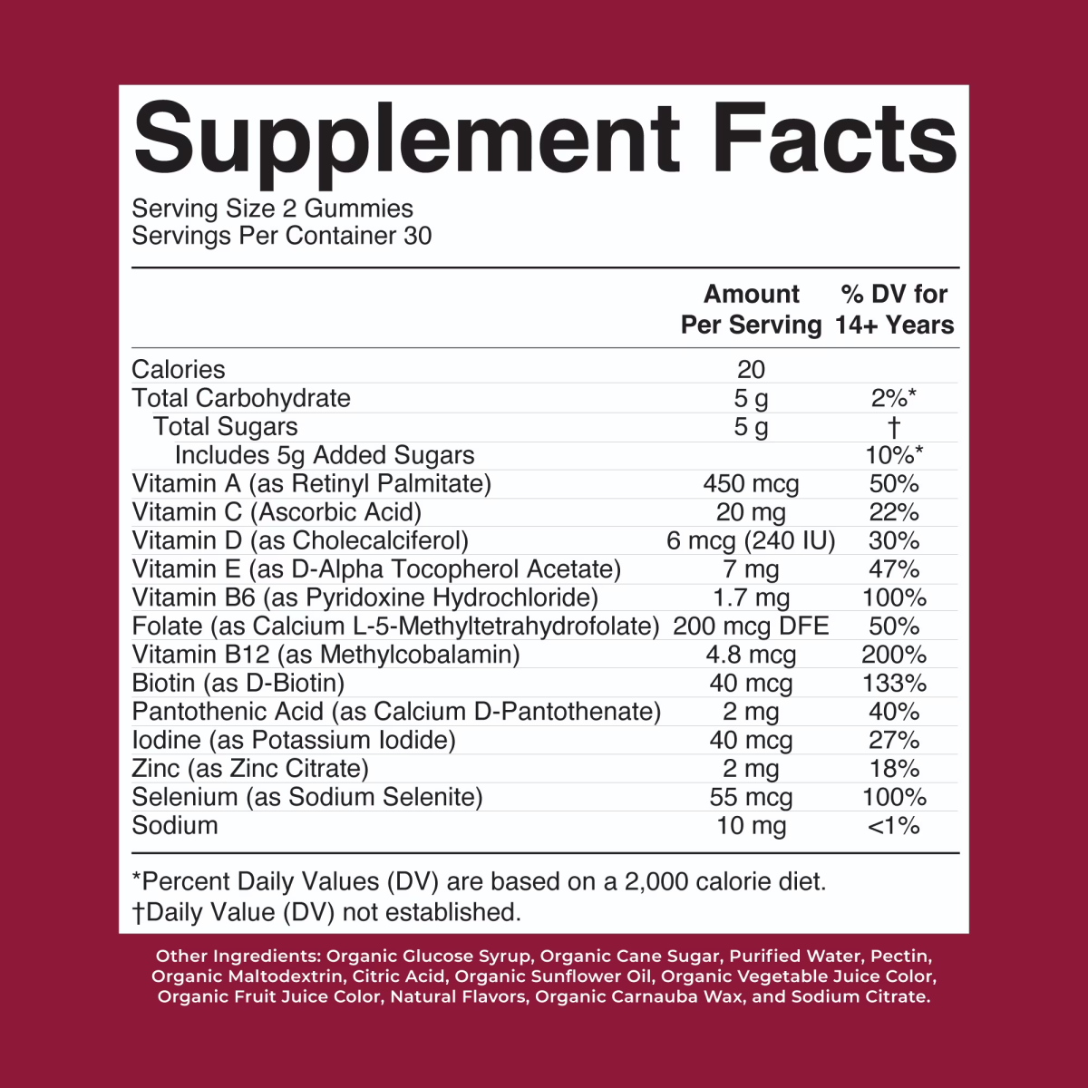 Kẹo Dẻo Vitamin Tổng Hợp MaryRuth’s Multivitamin Gummies for Women – Hộp 60 Viên