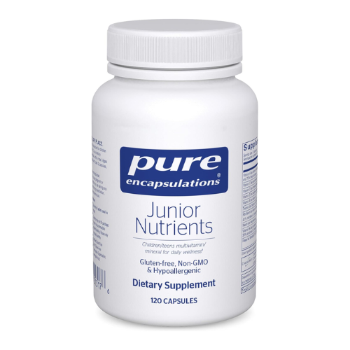 Viên Uống Vitamin Tổng Hợp Dành Cho Trẻ Em & Thanh Thiếu Niên Pure Encapsulations Junior Nutrients – Hộp 120 Viên